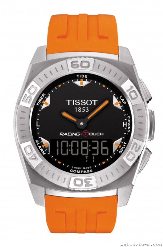 TISSOT Racing-Touch觸控感應計時腕錶建議售價NT$ 19,000