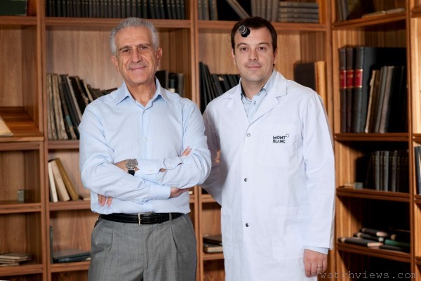 萬寶龍Villeret錶廠技術總監Demetrio Cabiddu(左)與新銳西班牙製錶師Bartomeu Gomila