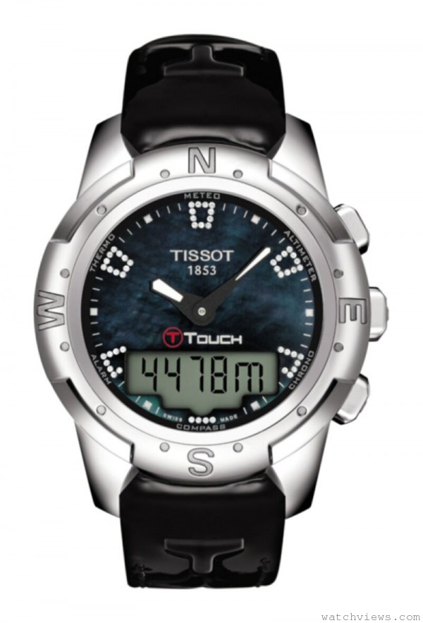 TISSOT T-Touch II觸控感應女裝腕錶，建議售價NT$42,200