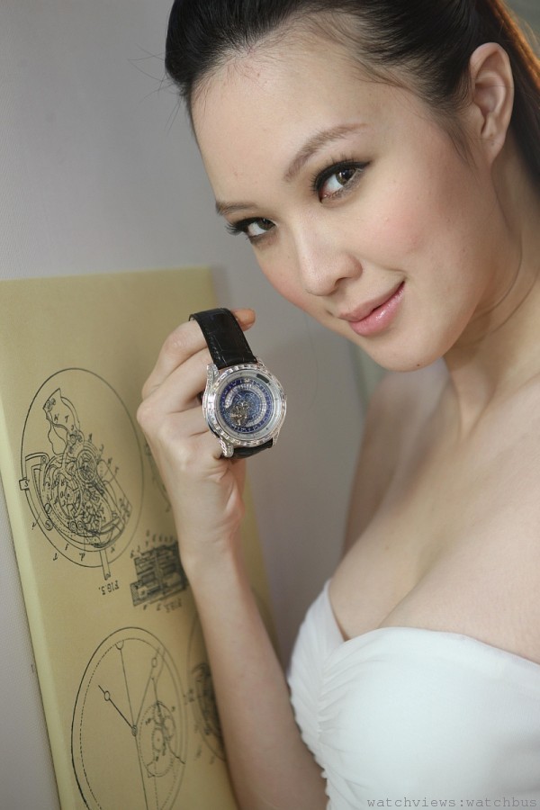 伊林名模吳品萱展示積家Master Grande Trdition Grand Complication 大型傳統複雜功能腕錶，售價 419,000歐元