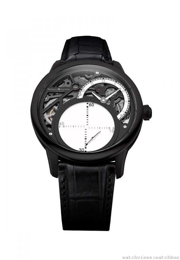 艾美匠心系列神秘秒針腕錶提供兩款設計，以令人驚歎的秒針顯示，異乎尋常地神秘展現。