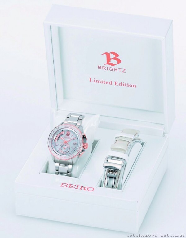 BRIGHTZ紀念錶款SAGA142，錶背刻有限量序號,，附專屬錶盒及鱷魚皮錶帶。 