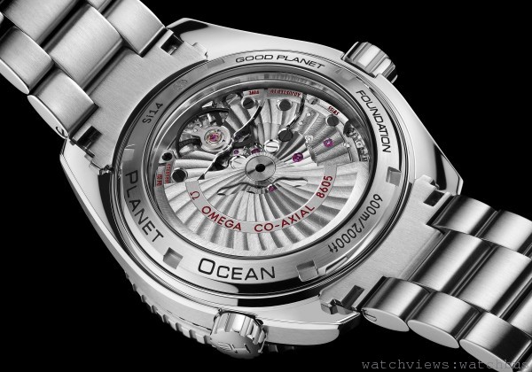 2013 海馬Planet Ocean GoodPlanet 紀念腕錶錶背