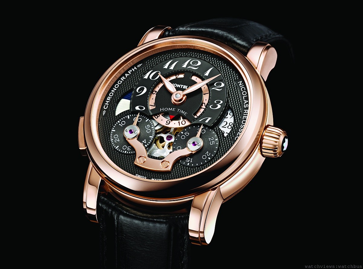 Наручные часы копии. Montblanc Nicolas Rieussec Chronograph. Швейцарские часы. Реплики часов высокого качества. Реплики часов известных марок.
