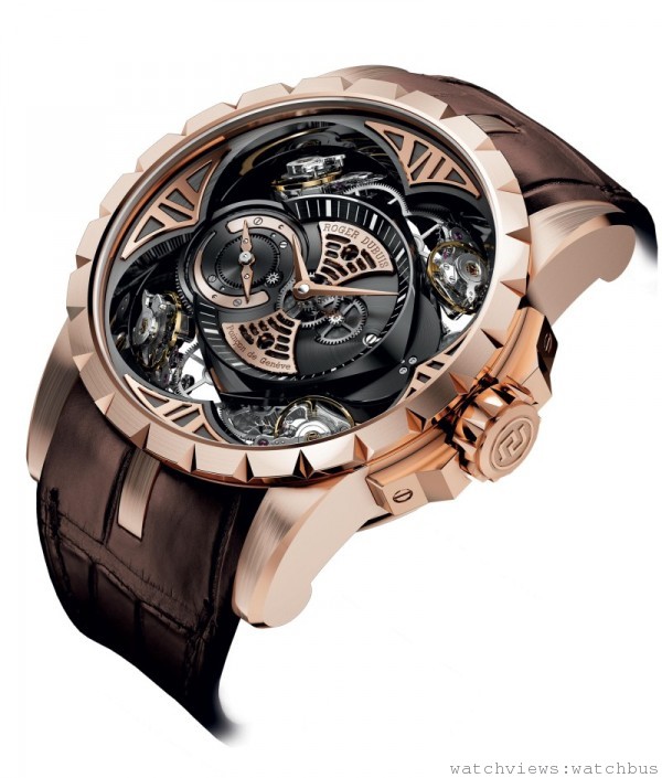 Excalibur Quatuor四擒縱腕錶售價近一千四百萬台幣，全球僅88只，台灣唯一一只將於台中天文鐘錶獨賣