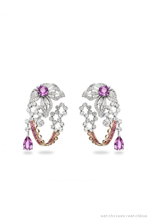 伯爵Couture Precieuse 耳環，台幣建議售價 NTD 5,544,000元。