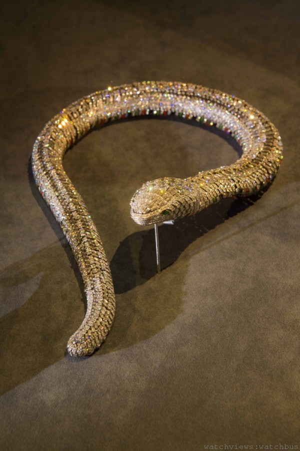 蛇形項鍊, 1968年卡地亞巴黎,Maria Felix訂製