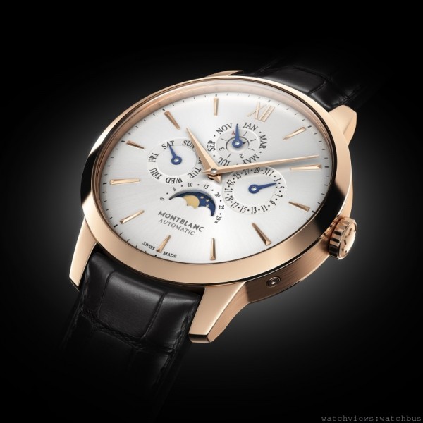 萬寶龍Meisterstück Heritage系列萬年曆腕錶，建議售價約NT$661,500。
