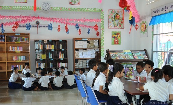IWC SCHOOL OPENING CEREMONY IN ROLUOS, CAMBODIA