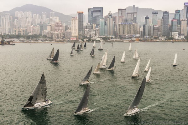 勞力士中國帆船賽在香港維多利亞港起帆競賽