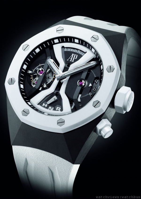 愛彼皇家橡樹概念GMT陀飛輪腕錶  44毫米，售價NTD$6,648,000