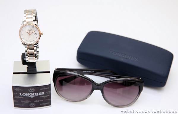 指定購買巨擘系列錶款，即可獲贈「浪琴表原廠女用太陽眼鏡」乙支。