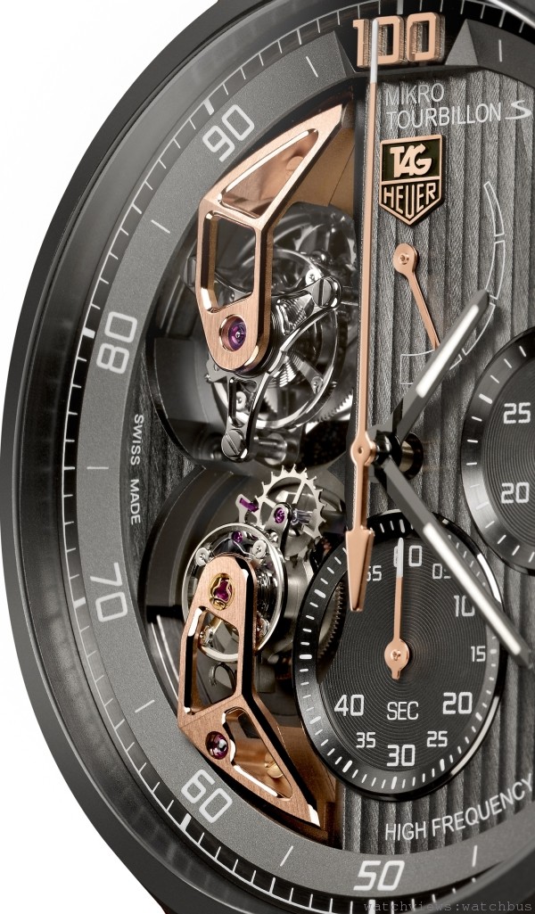 包括 Mikrotourbillons在內之內的TAG Heuer高級腕錶將在台南中國鐘錶旗艦店展出