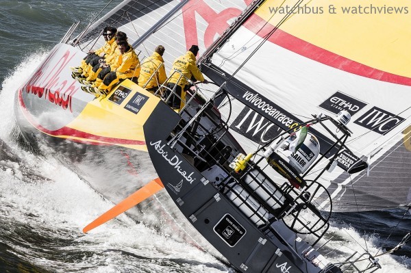 IWC Schaffhausen is Official Timekepper of the Volvo Ocean Race 2014-15 and sponsor of Abu Dhabi Ocean Racing for the second consecutive time. The team, skippered by Ian Walker, is competing against six other teams in the quest for victory. 