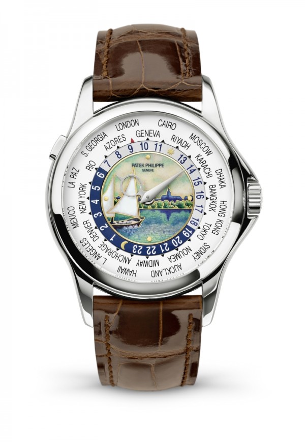 Ref.5131G掐絲琺瑯世界時區腕錶