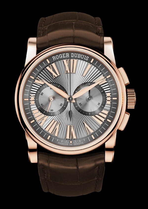 Hommage Chronograph in pink gold