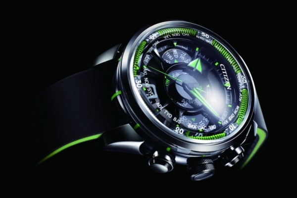 CITIZEN以光動能和電波與衛星對時技術領先聞名，圖為Eco-Drive SATELLITE WAVE腕錶