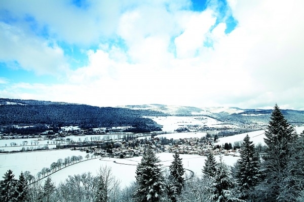 冬日的Fleurier風景