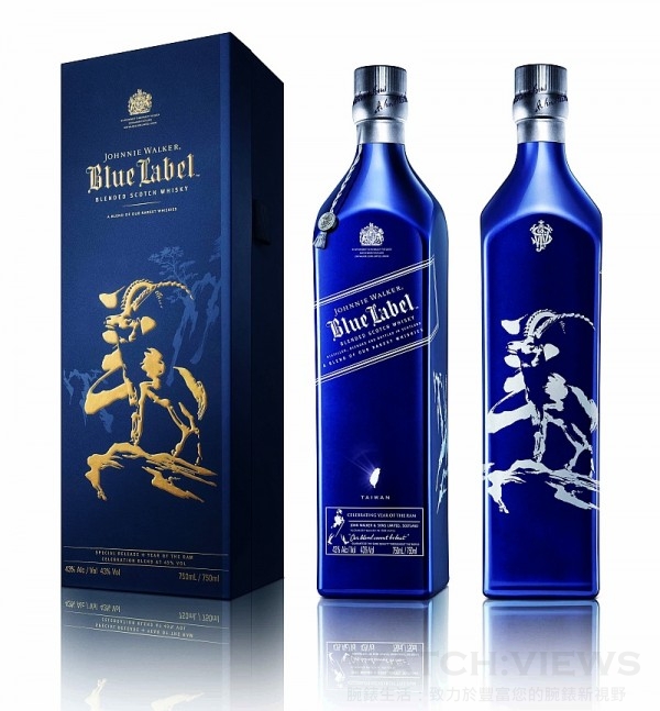 JOHNNIE WALKER_ BLUE LABEL_藍牌_蘇格蘭威士忌《羊年珍藏》台灣限定版