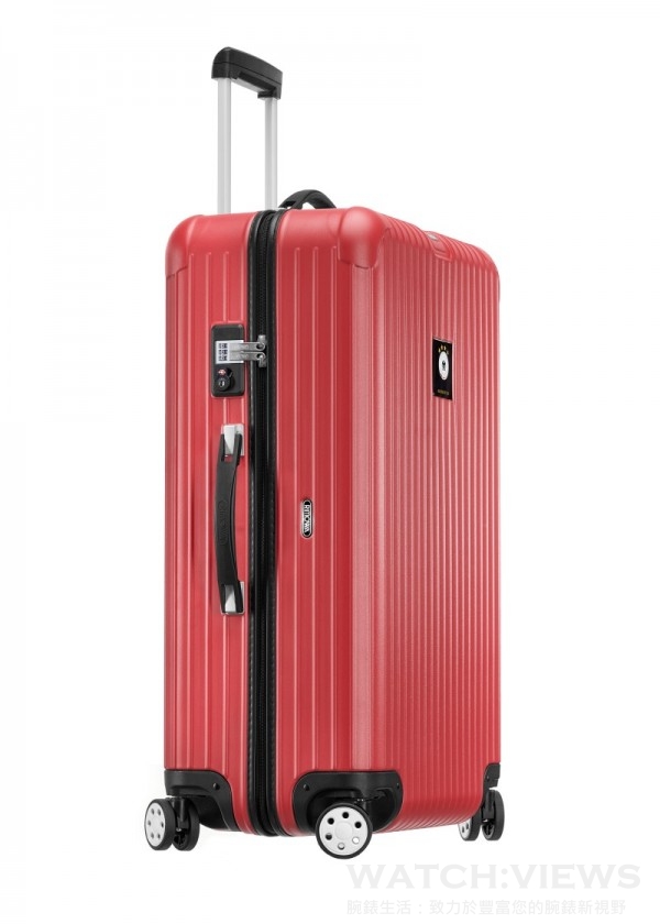 RIMOWA Victory Red限量版行李箱四輪中大型旅行箱，定價NTD24,800 (限量250只)。