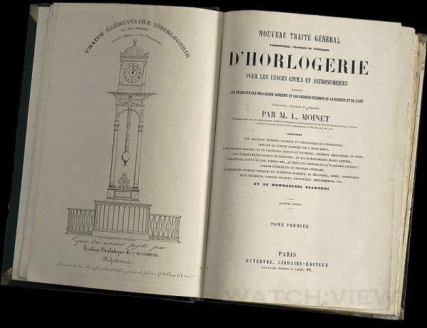 Louis Moinet的鐘錶發明著作