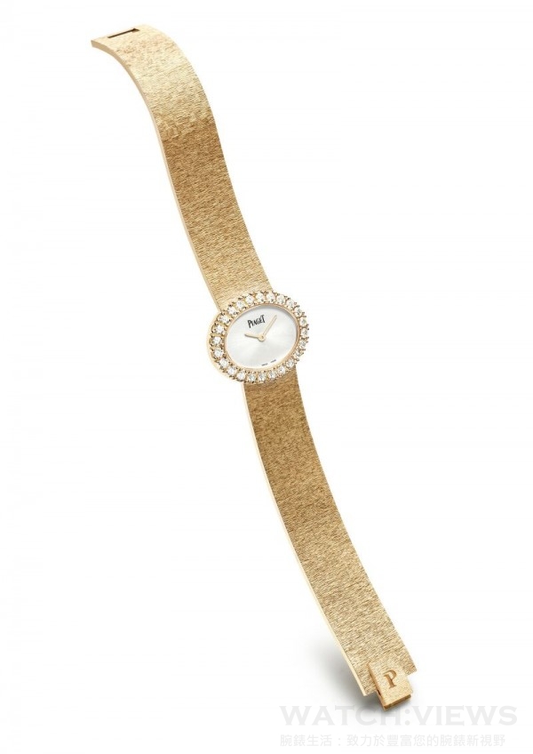 Traditional Oval Watches，18K 玫瑰金錶殼，鑲飾24 顆圓形美鑽（約重1.46 克拉），錶徑27×22毫米，時、分指示，56P 石英機芯，搭配「宮廷」細節18K 白金或玫瑰金鍊帶。