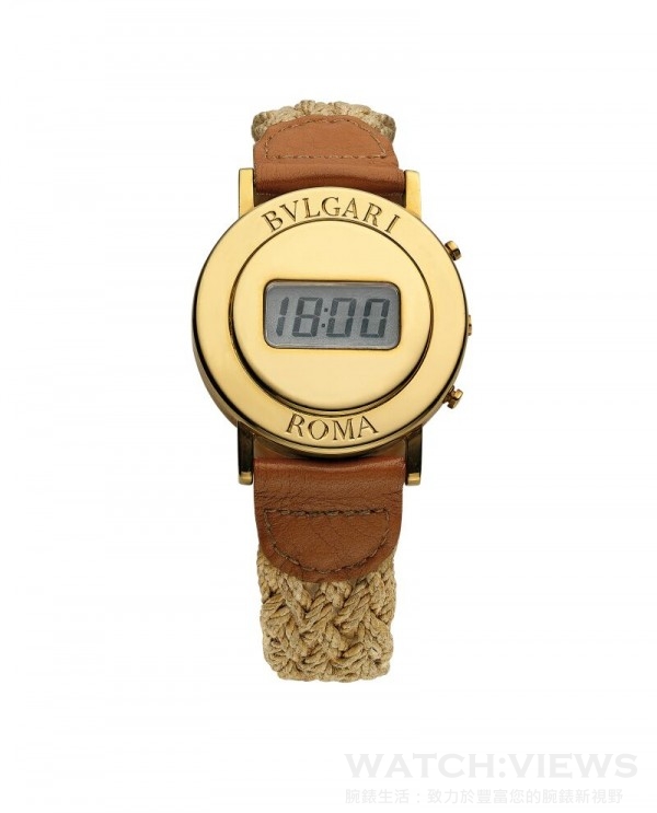 1975年第一款圓形Bulgari Roma 腕錶