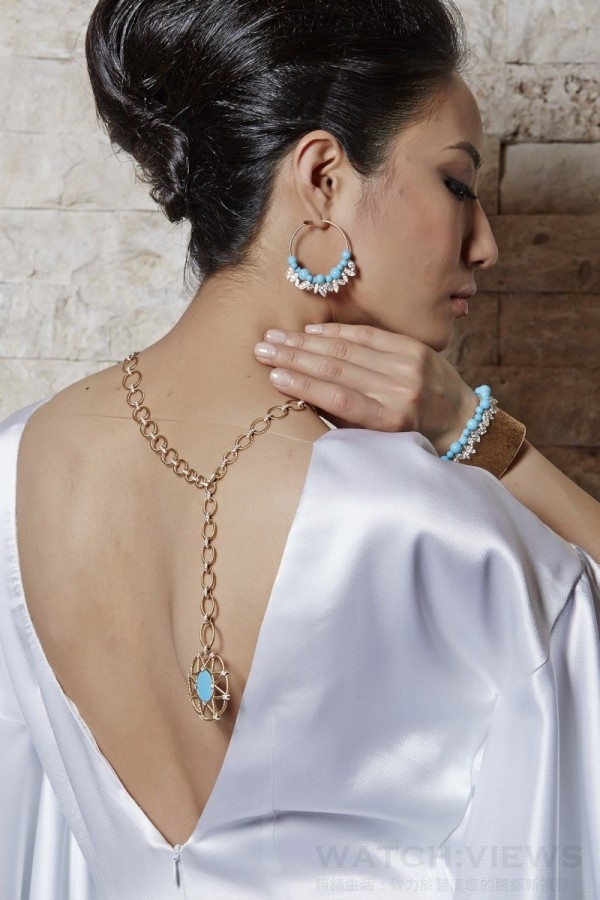 名模邱馨慧個性展演伯爵Extremely Piaget頂級珠寶系列，織繡別致華麗光彩。