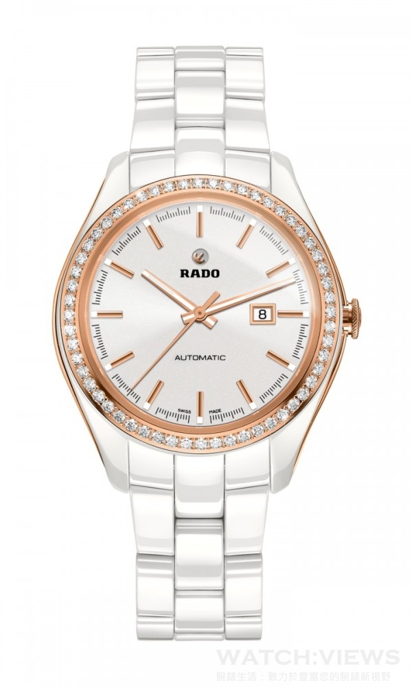 雷達表皓星系列白漾高科技陶瓷真鑽自動腕錶，建議售價NTD 230,700（限量600只）。