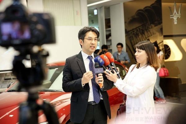 Maserati Taiwan品牌總經理黃怡超接受現場媒體專訪提及，Maserati GranTurismo MC Sport Line Limited Edition台灣限量只有10部，也能進行客製化滿足品味人士所需。