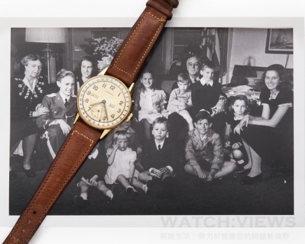 Tiffany CT60腕錶的靈感原型——1945年美國時任總統富蘭克林‧羅斯福獲贈的一枚Tiffany黃金款腕錶