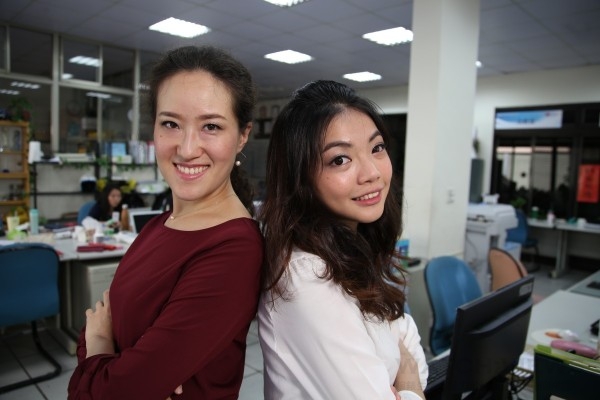 圖左為Hannah Chou；圖右為Momo Huang。