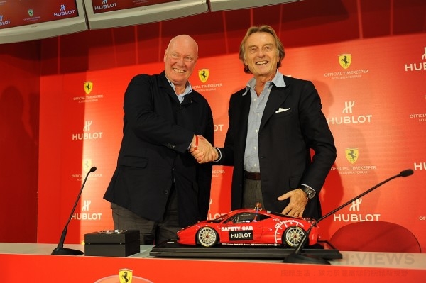 2011年11月，宇舶錶正式成為 Ferrari 法拉利這個最具傳奇色彩的超級跑車品牌的全球戰略合作夥伴。