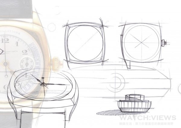 Harmony系列從江詩丹頓於1928年問世的首枚計時腕錶中汲取靈感，弧線形錶殼、方圓形的錶圈與圓形的錶鏡構造堪稱完美的比例。