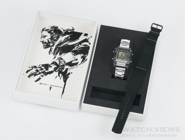 Wired Metal Gear Solid V聯名錶款備有由新川洋司設計的限量專屬套組。
