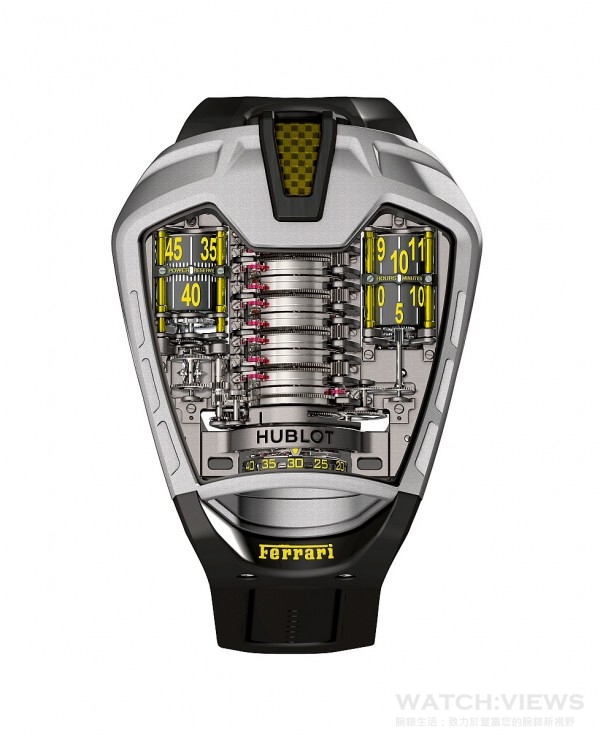 Hublot展出動力儲能達五十日的MP-05 LaFerrari Titanium腕錶