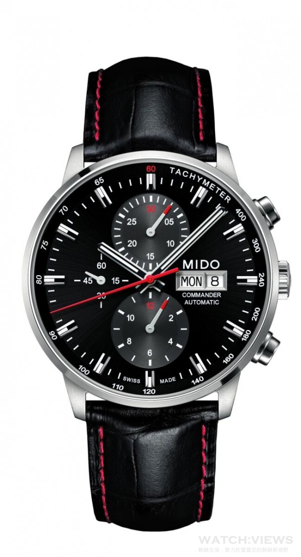 Commander Chronograph Caliber 60 香榭系列60小時計時腕錶，型號M016.414.16.051.00 ，建議售價NT$59,700。