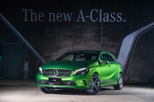 全新A-Class推出極具特色的Elbait Green車色，掠奪街上所有目光。