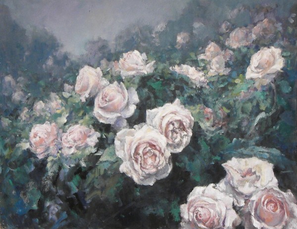 展出作品"玫瑰庭園"