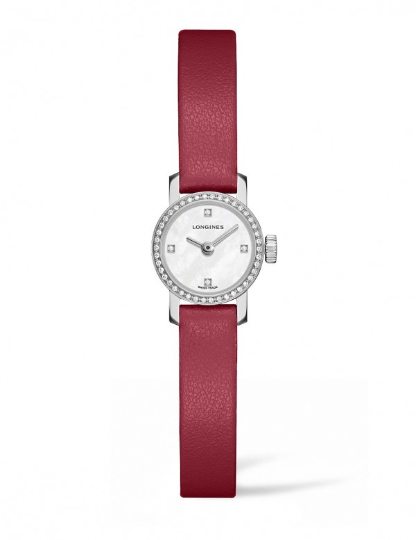 浪琴表迷你系列腕錶(L2.303.0.87.3)，建議售價NTS46,700。