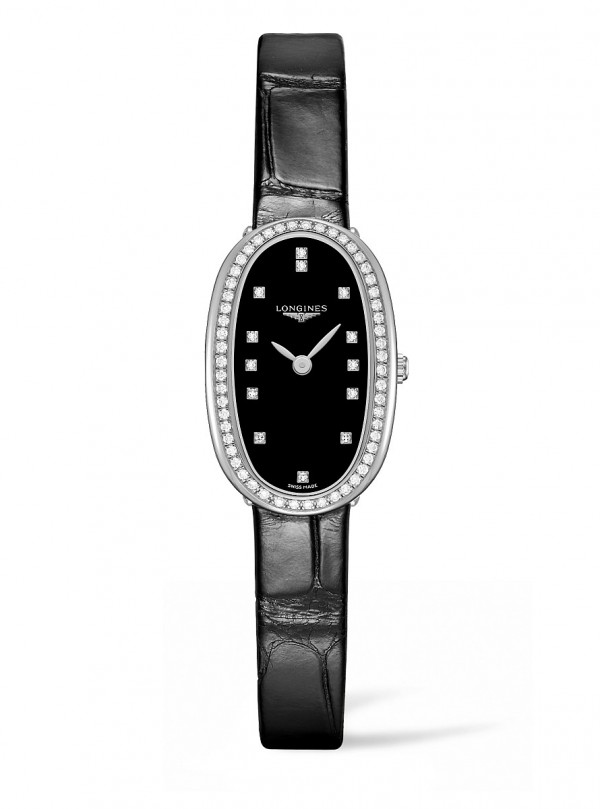 浪琴表圓舞曲系列鑲鑽腕錶(L2.305.0.57.0)，建議售價NT$121,000。