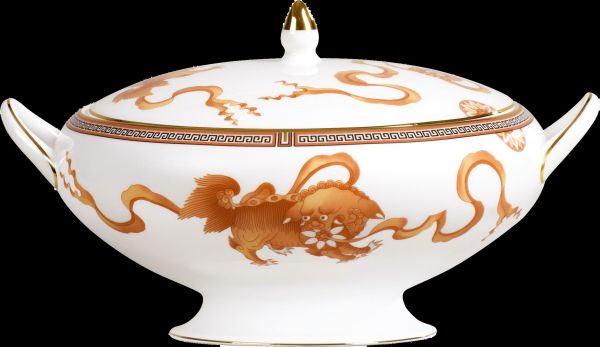 Wedgwood皇朝之獅蓋碗，定價NT$26,000特賣對折。