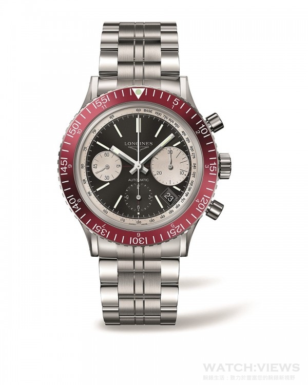 浪琴表復刻系列1967復刻潛水腕錶靈感來自一款於1967年出產，為潛水活動而打造的錶款。浪琴表復刻系列1967復刻潛水腕錶直徑42毫米，搭載L688.2自動上鏈機芯。此復刻潛水腕錶設計獨特，反映出原型錶款的獨特風格；其乳光黑色面盤搭配不對稱排列的銀色計時盤。酒紅色刻度錶圈和銀色測速刻度為錶款整體色彩添上優雅氣息。其指針和時標皆鍍有SuperLuminova® 超螢光塗料，而腕錶底蓋和錶冠採用旋入式設計，以確保其防水深度達300米。此錶款搭配不鏽鋼錶帶，錶殼底蓋雕刻有潛水員的圖案，以紀念浪琴表最初打造的第一只潛水腕錶。