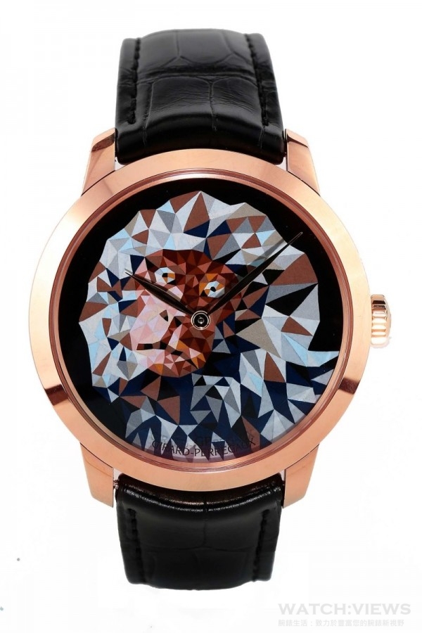 GP芝柏表猴年特別版腕表系列靈長目猴款式，建議售價NTD1,136,800。
