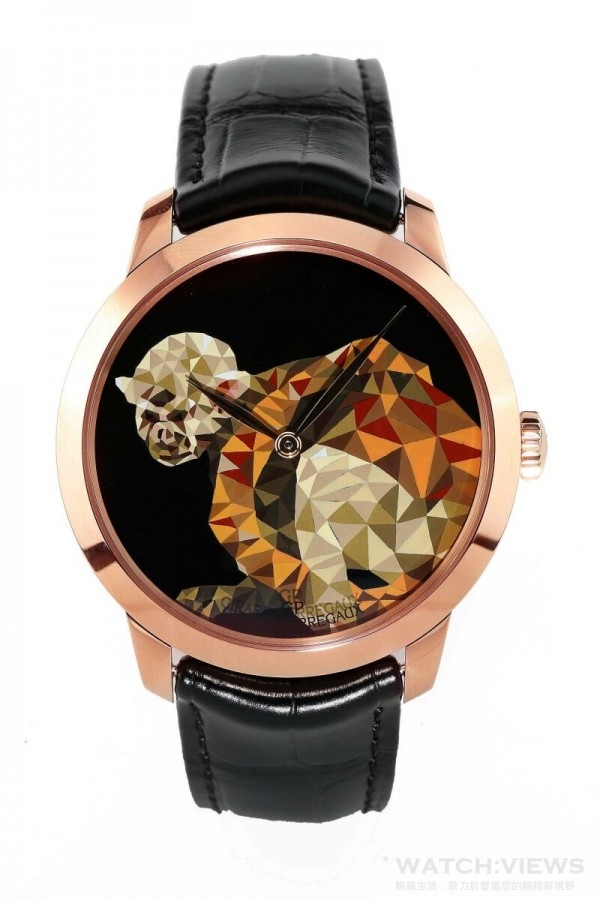 GP芝柏表猴年特別版腕表系列鼠猴款式，建議售價NTD1,136,800。