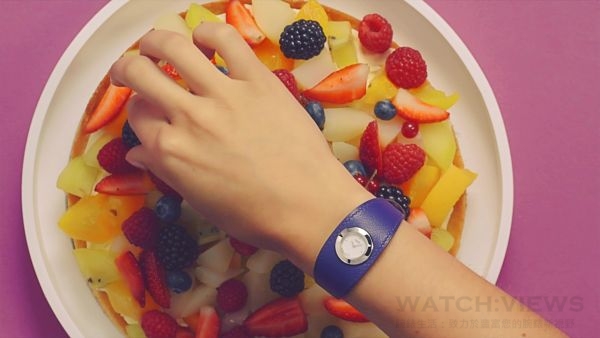 愛馬仕Faubourg Manchette手環腕錶，以多彩皮革錶帶揮灑快活人生。