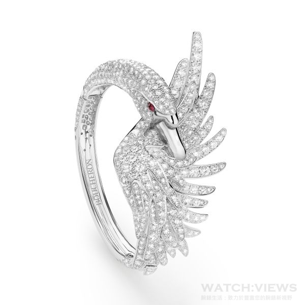 Cypris白天鵝手環，參考價NTD 5,700,000。 