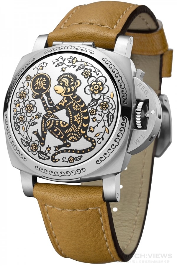 Luminor 1950 Sealand 3 Days Automatic Acciaio – 44毫米3日動力儲存自動精鋼腕錶（PAM00850）於全球沛納海專門店獨家發售，防水深度達10巴（約100米），搭配棕色的柔軟皮革錶帶，附一條備用錶帶、一支螺絲起子及一枚更換錶帶工具。