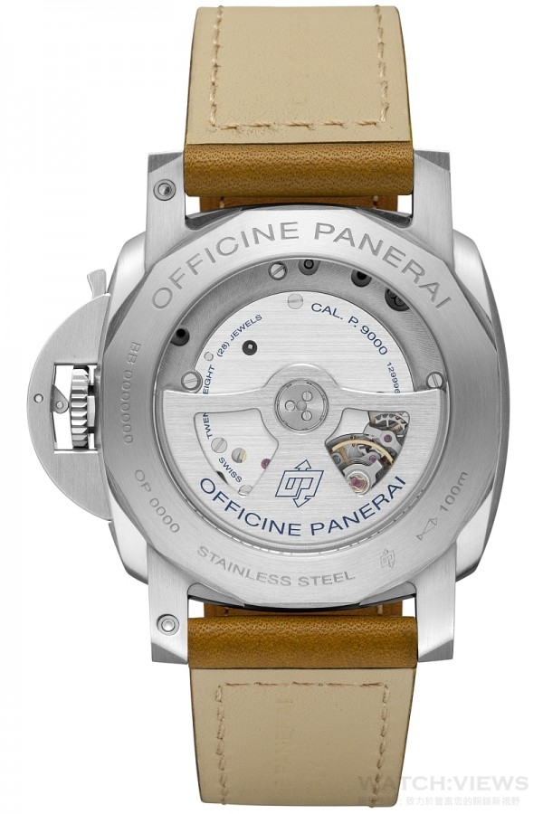 Luminor 1950 Sealand 3 Days Automatic Acciaio – 44毫米3日動力儲存自動精鋼腕錶（PAM00850）的全新猴年限量版腕錶，搭載沛納海自製研發的P.9000自動上鏈機芯，3日動力儲存，全球限量生產99枚。