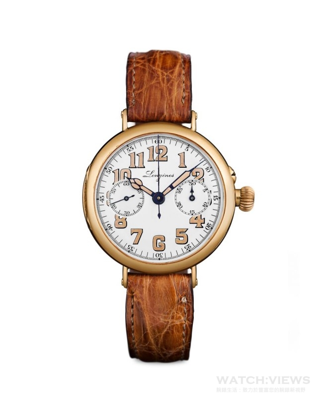 浪琴表復刻系列1918腕錶─原型錶款，此款原型錶款是浪琴表復刻系列1918腕錶的靈感來源，現於聖米爾的浪琴表博物館展出。